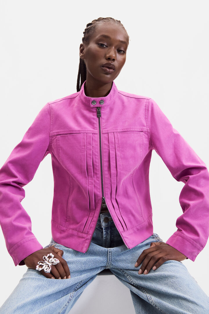 Jacket Leather Effect