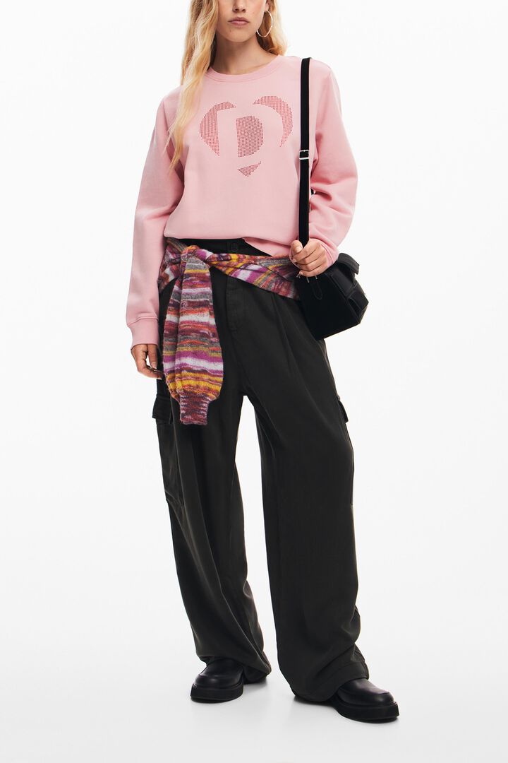 Desigual heart sweatshirt | Desigual