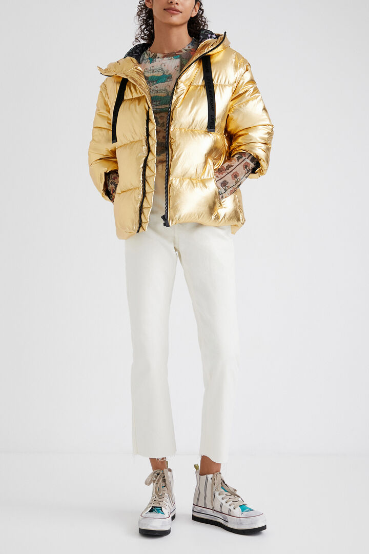 Giacca trapuntata con maniche staccabili | Desigual