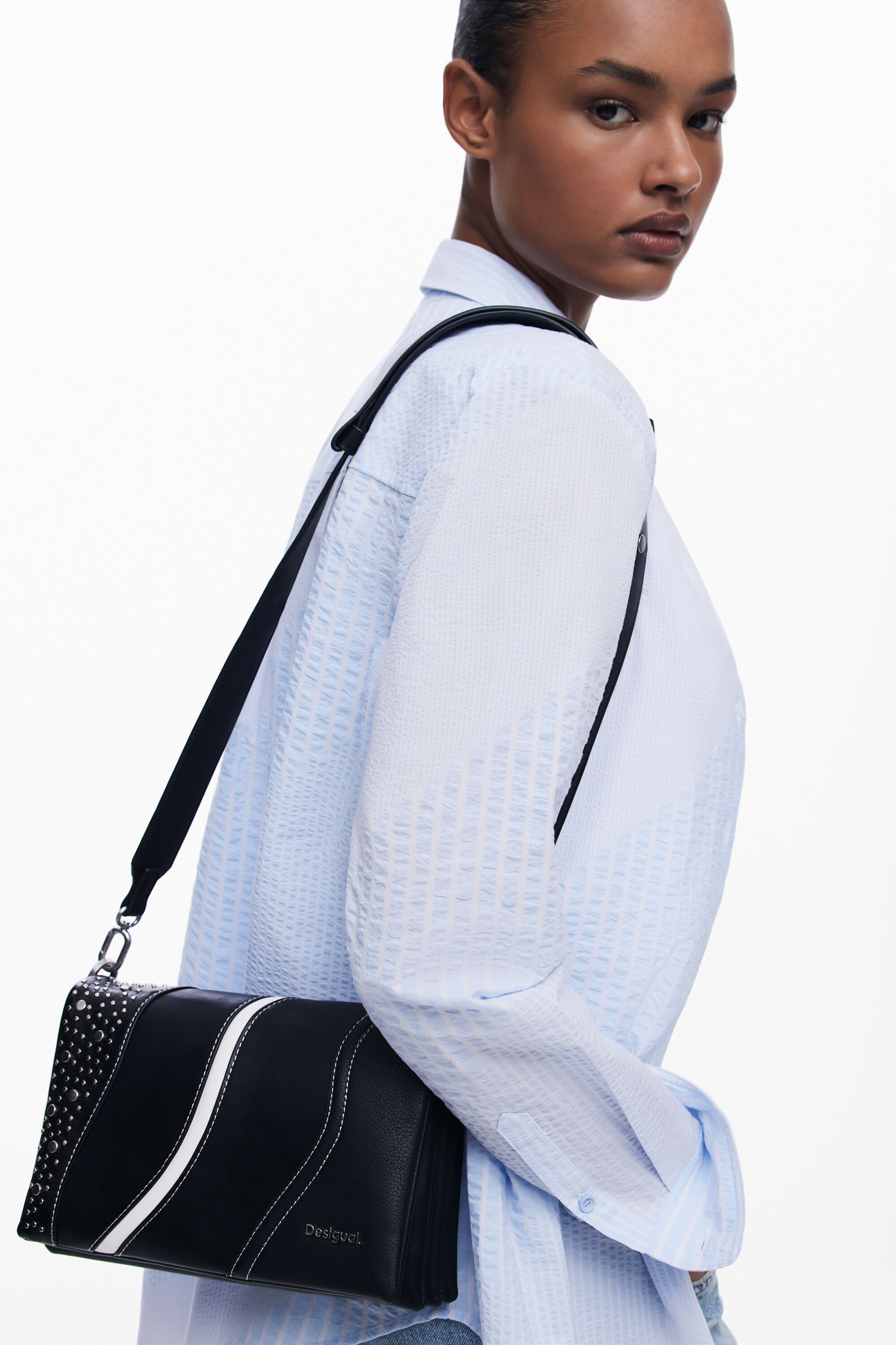 【DIAGONAL】FUNKY SQUARE SHOULDER BAG☆25SS☆バッグ ケボズ KEBOZ SQUARE SHOULDER BAG （ORANGE） -PASSOVER