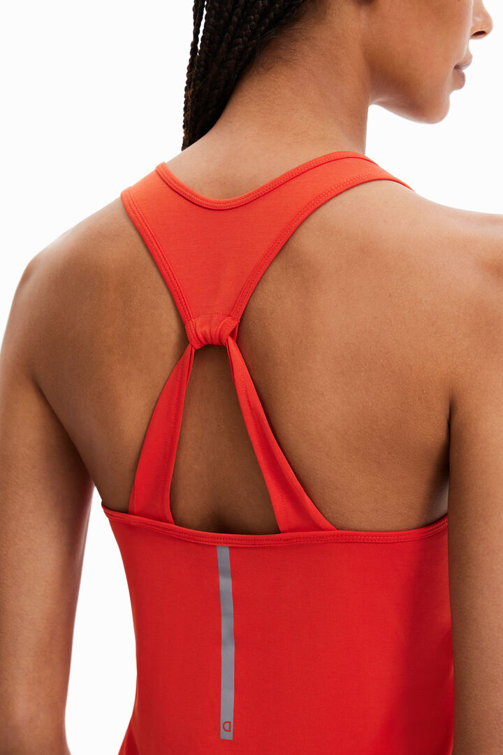 Sleeveless basic T-shirt | Desigual