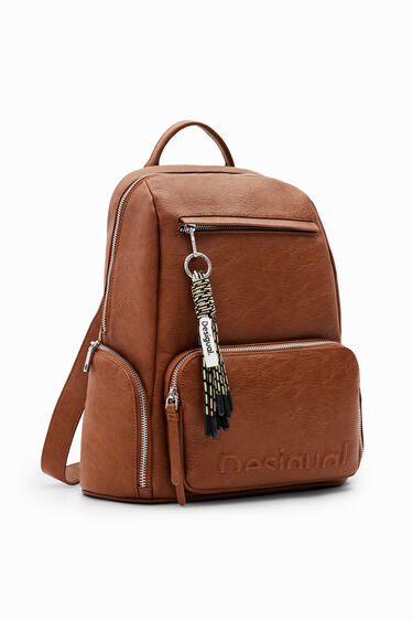 Midsize half-logo backpack | Desigual