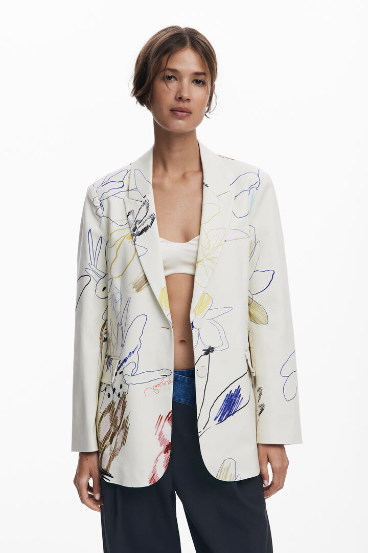 Blazer à motifs