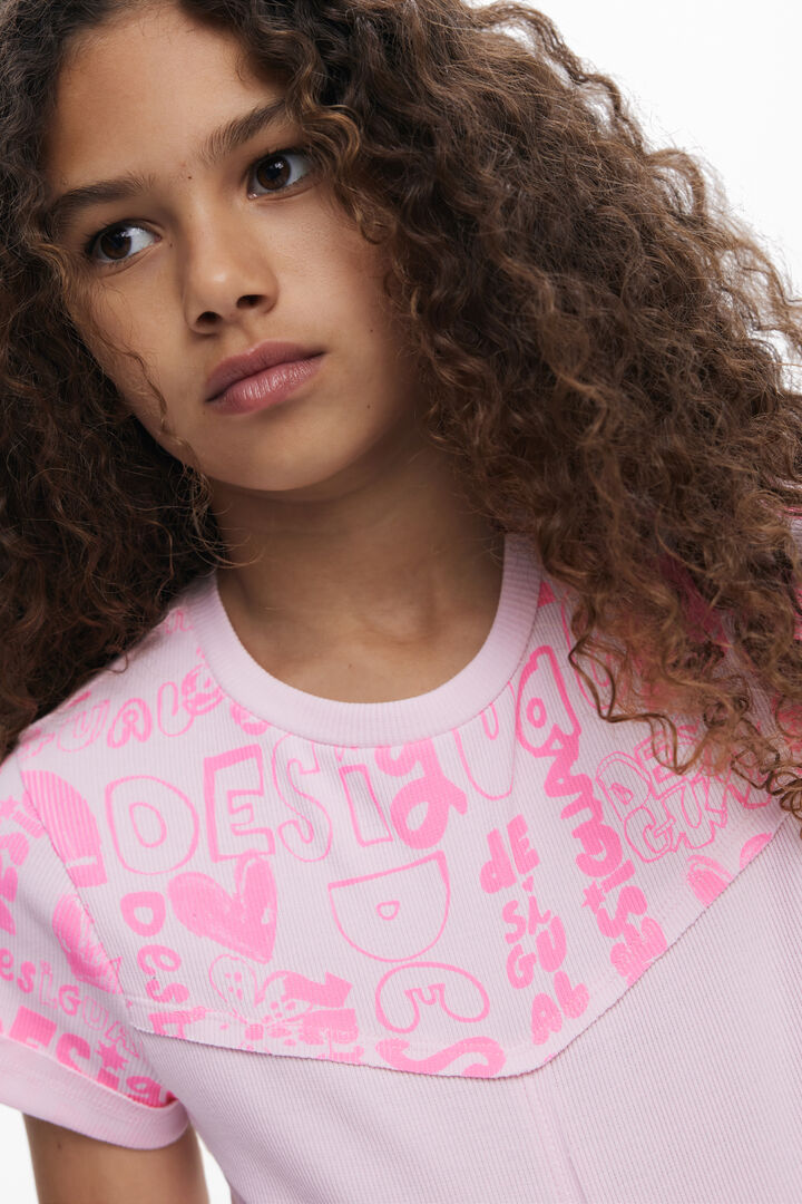 Short-sleeve T-shirt with lettering | Desigual