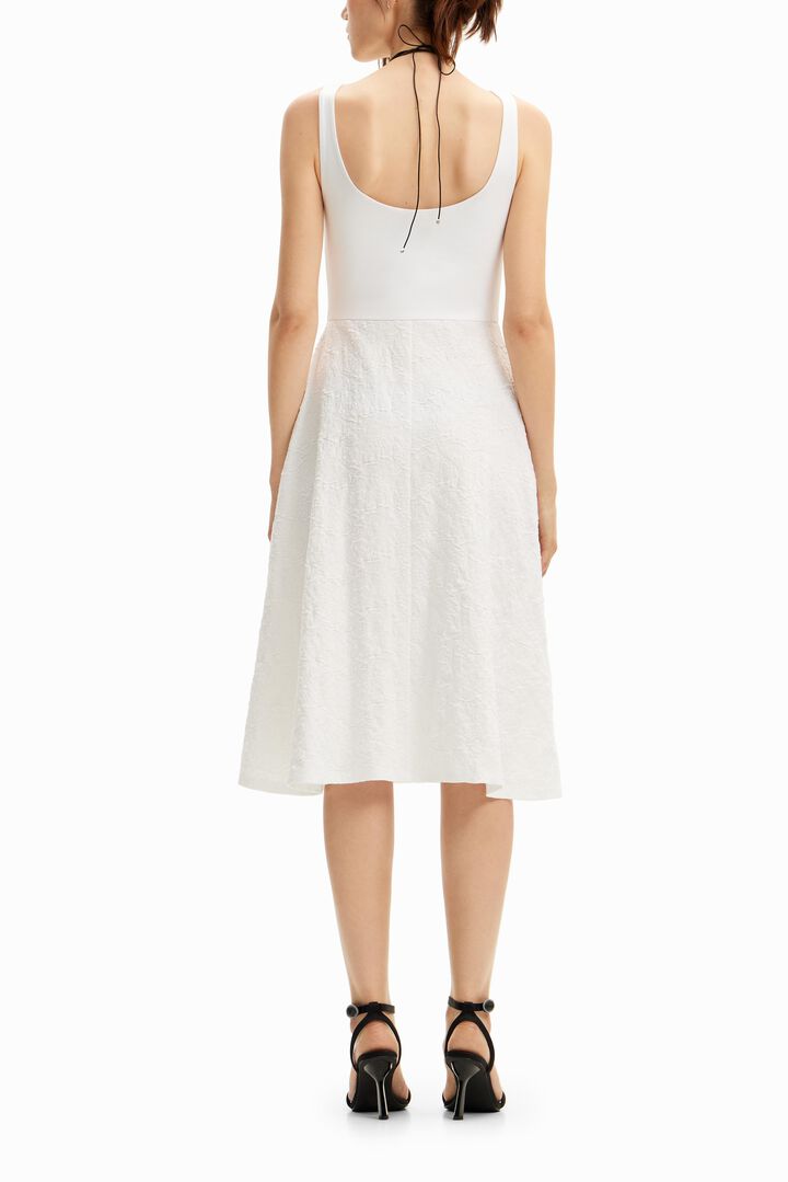Vestido midi evasé | Desigual