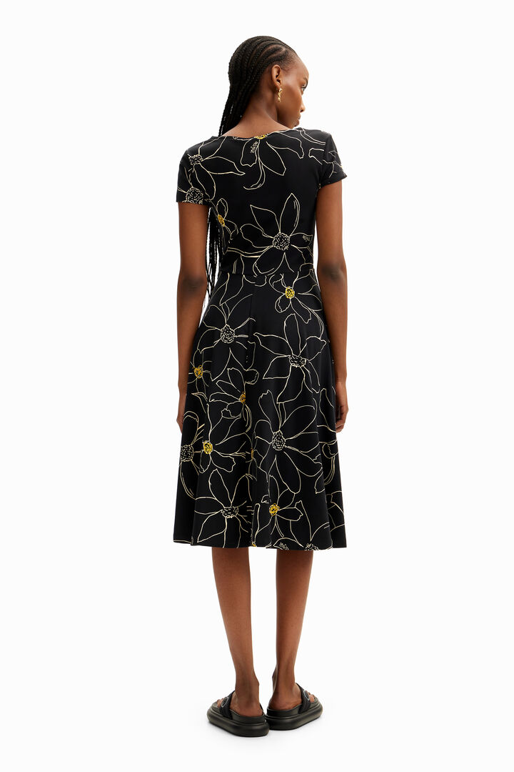 Arty floral dress | Desigual