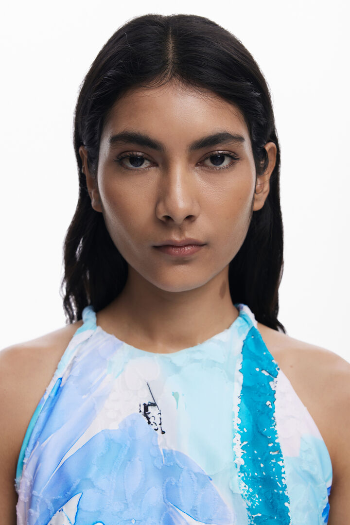 Blumenträgerhemd | Desigual