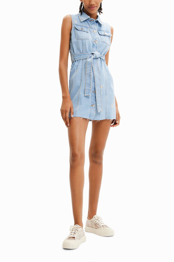 Vestit curt texà margarides
