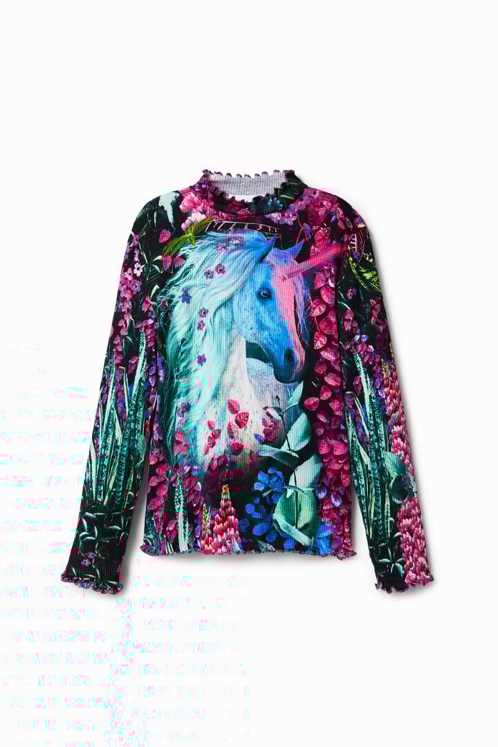 Slim nature fantasy T-shirt | Desigual