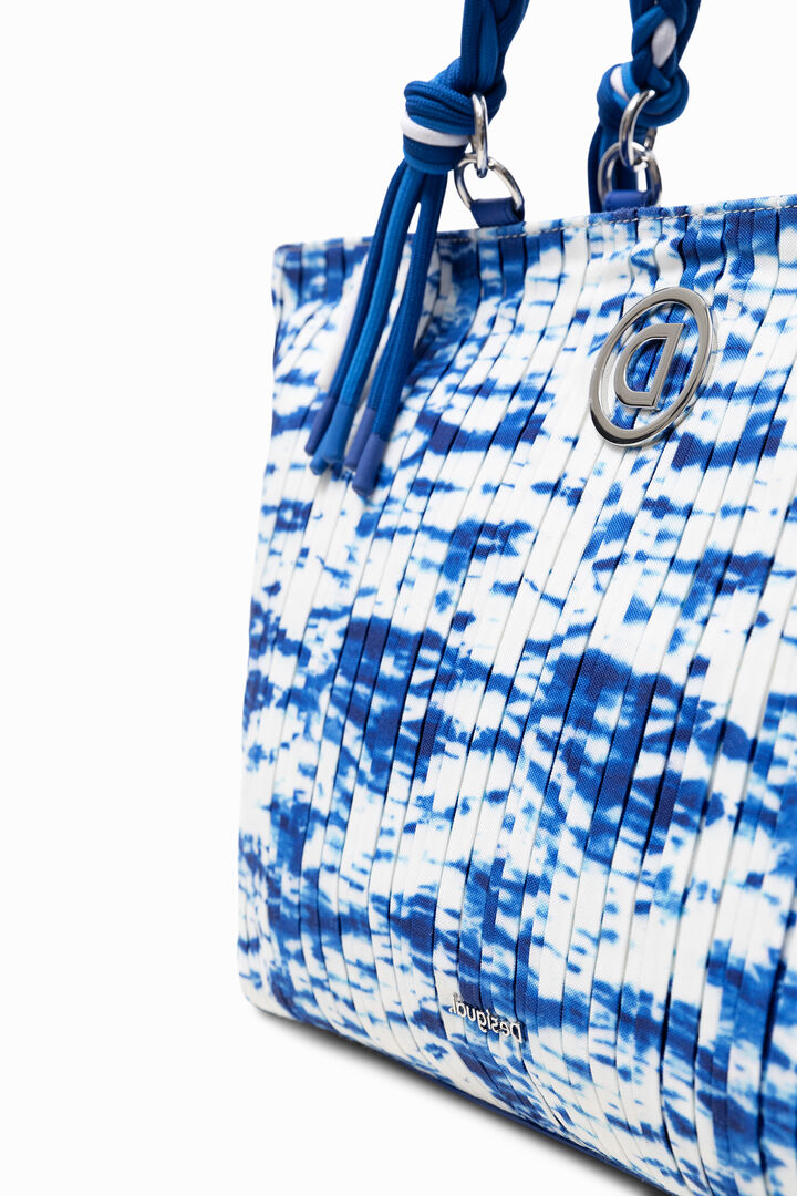 Pleated bag with sea waves | Desigual