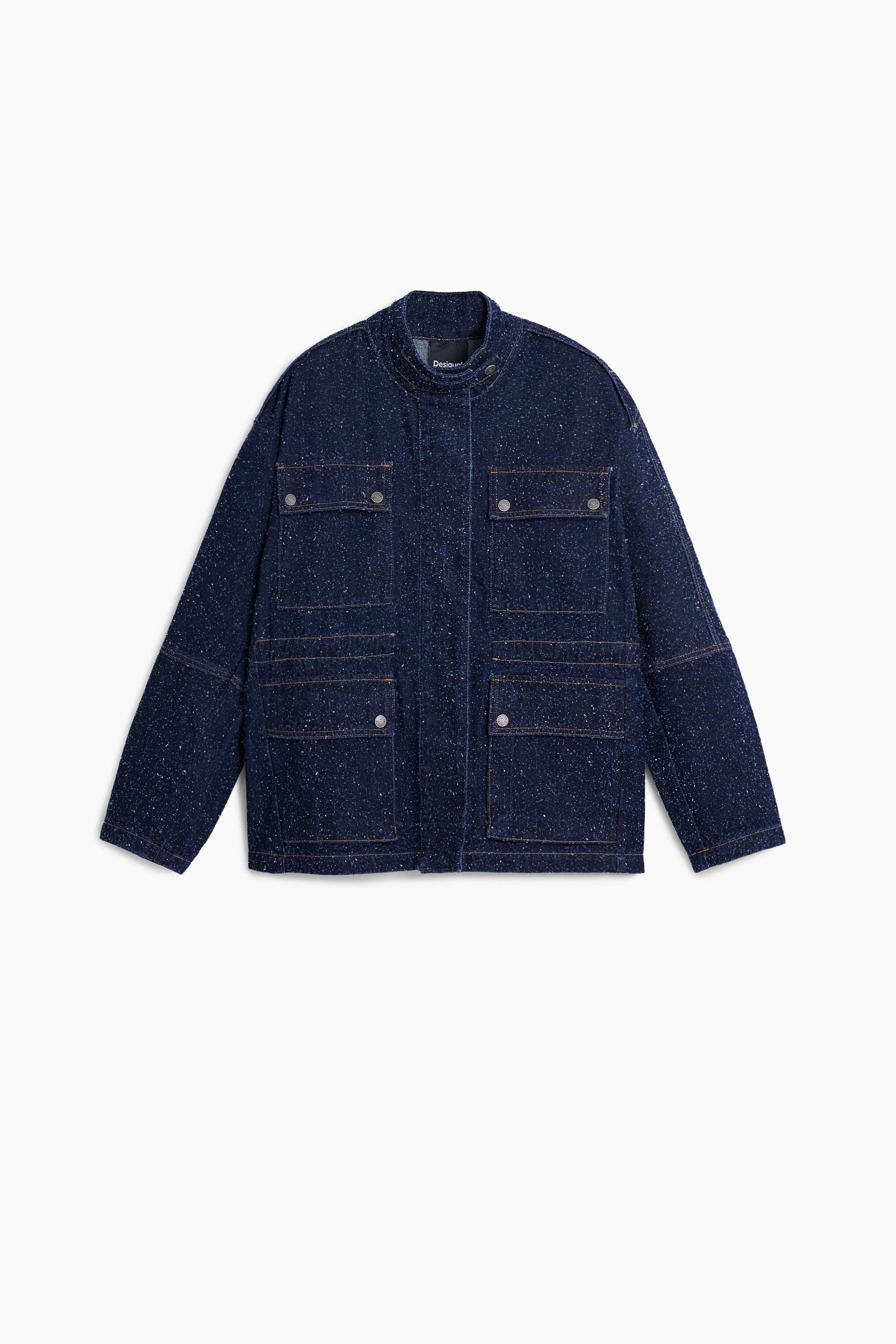 Chaqueta trucker bolsillos, Azul,