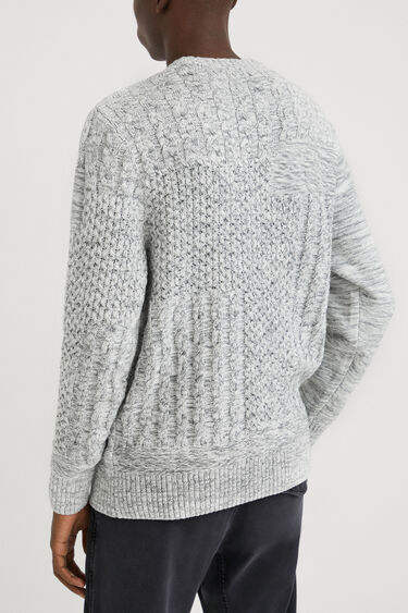 Braid cable knit sweater | Desigual