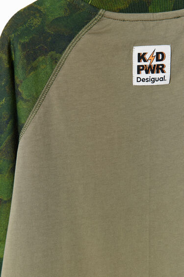 Samarreta missatge camuflatge | Desigual
