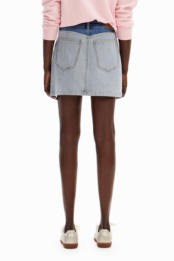 Denim pockets mini skirt | Desigual