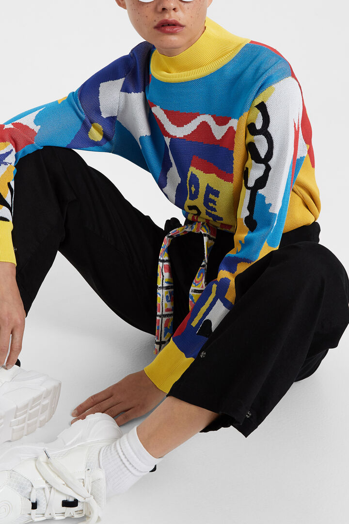 Baggy trousers belt fastener | Desigual