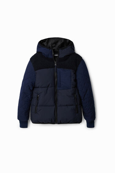 Gewatteerd jack met capuchon | Desigual