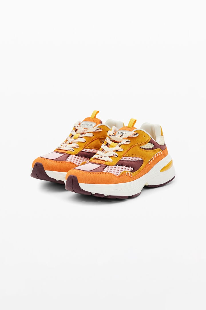 Runner sneakers suède patch | Desigual