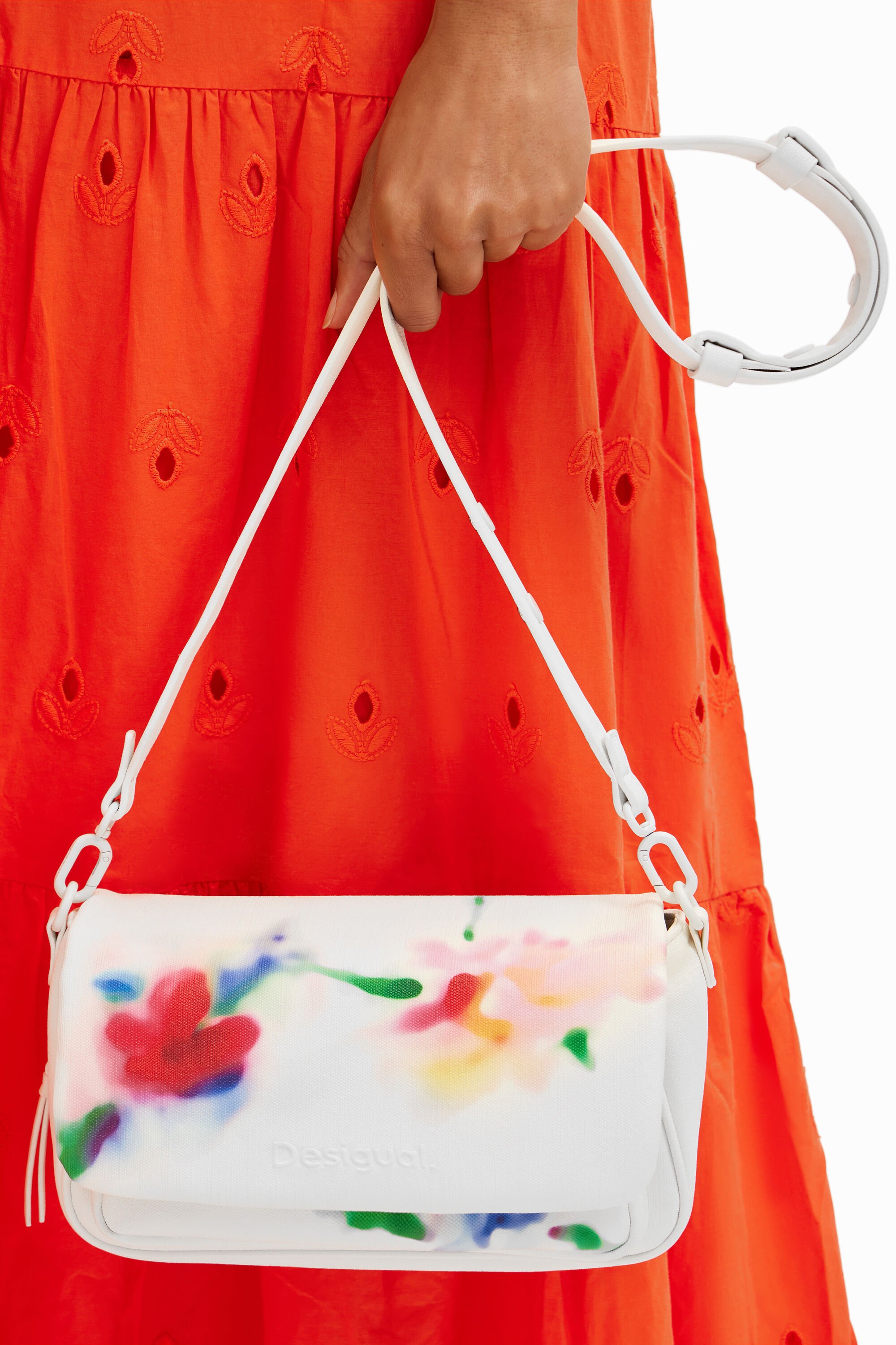 Sac a bandouliere M fleurs aquarelle pour femme I Desigual