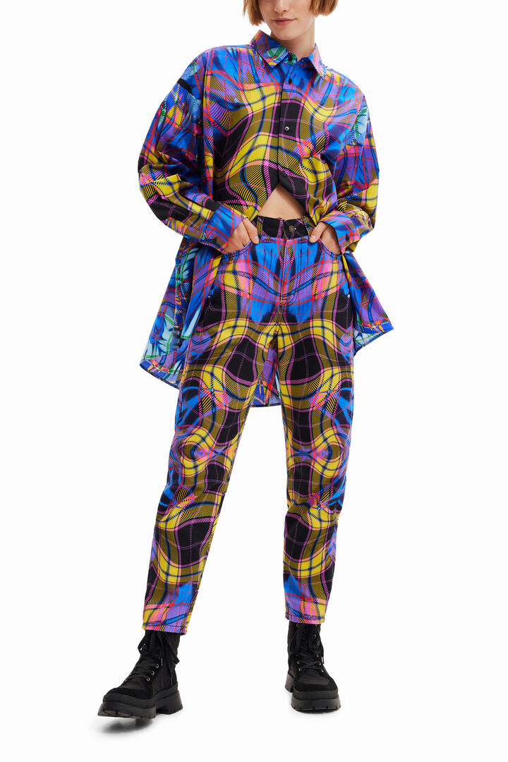 Pantalón Mum cuadros María Escoté | Desigual