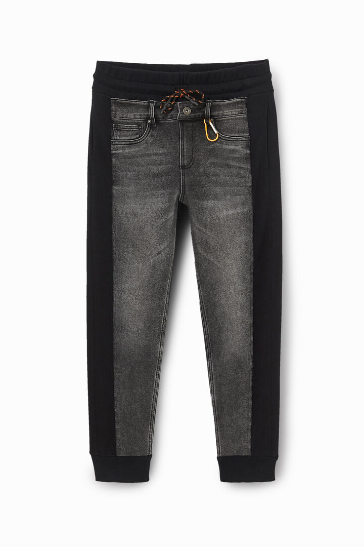Hybrid denim jogging trousers | Desigual