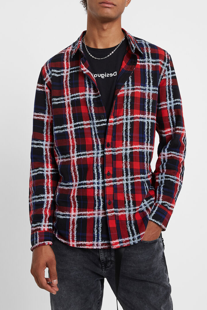 Langärmeliges Karohemd im Regular Fit | Desigual