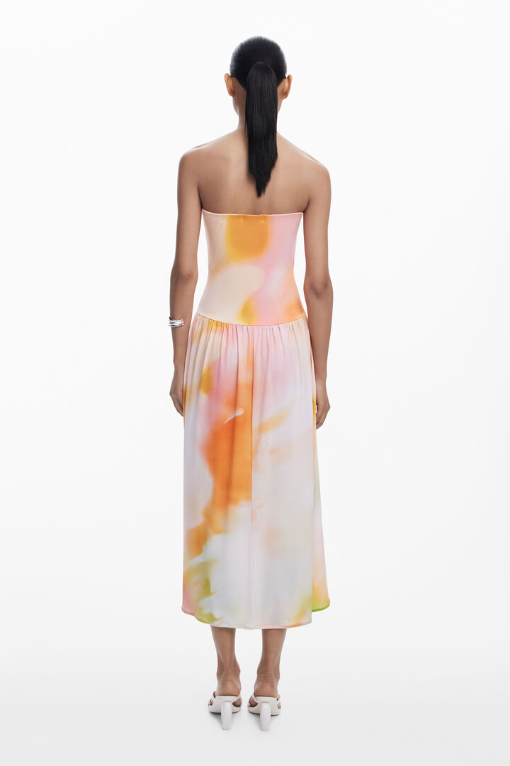 Vestido largo degradado 2 en 1 | Desigual
