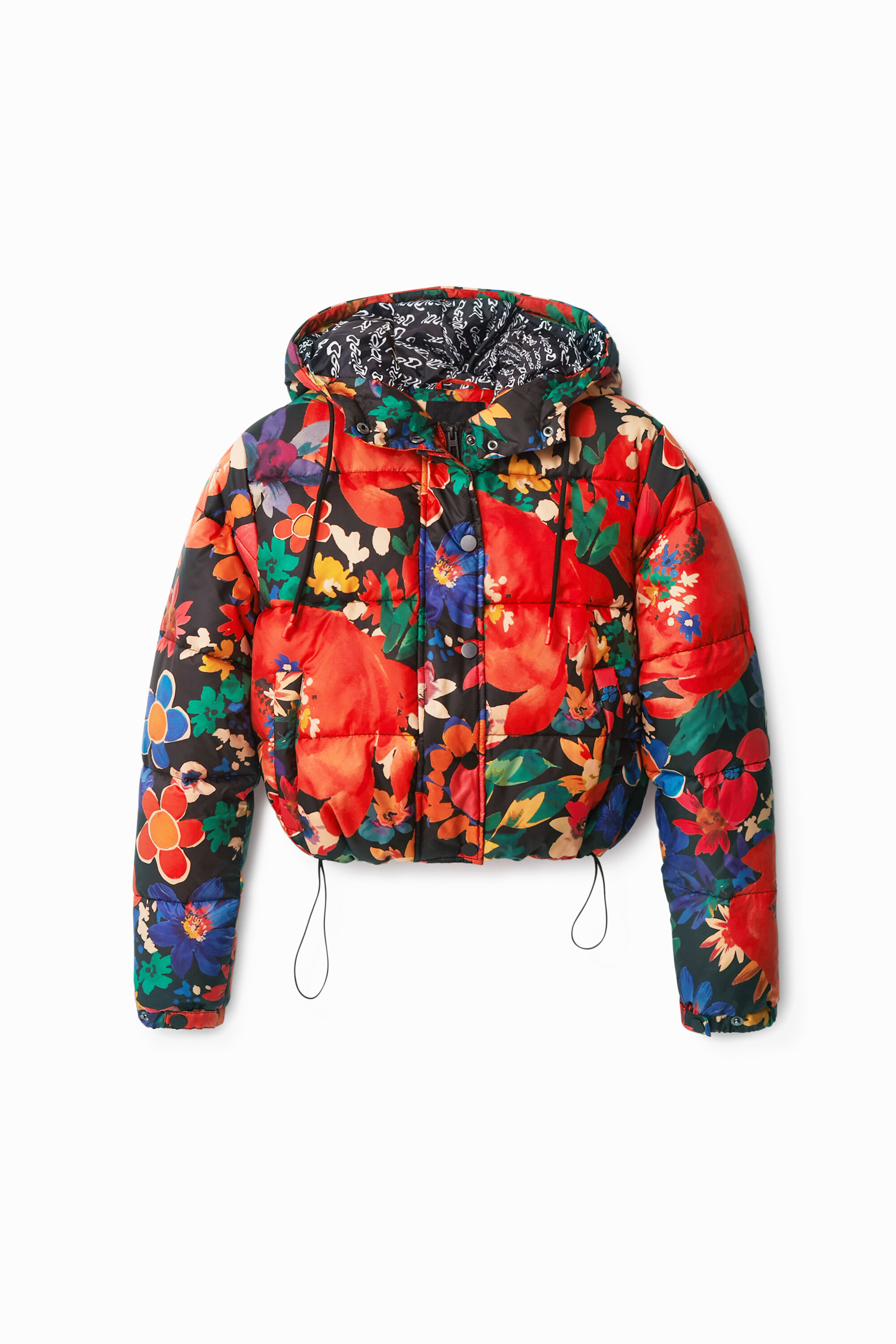 花柄 ショート パデッドジャケット | Desigual.com