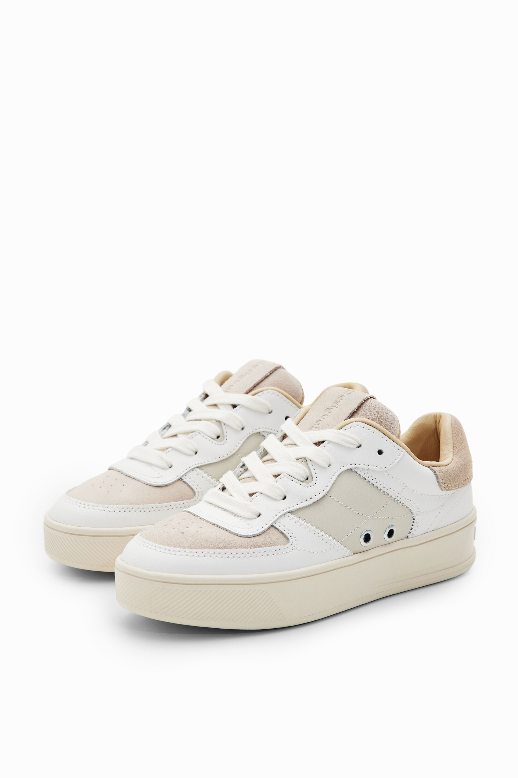 SPLIT SUEDE TRAINERS - SAND/BROWN | ZARA India