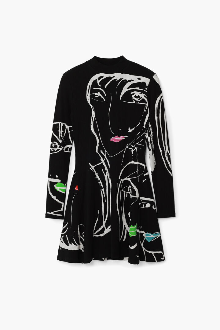 Face print dress | Desigual