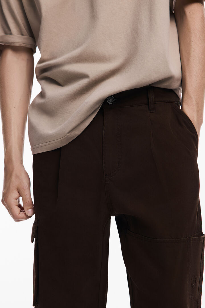 Pantalón largo parche | Desigual