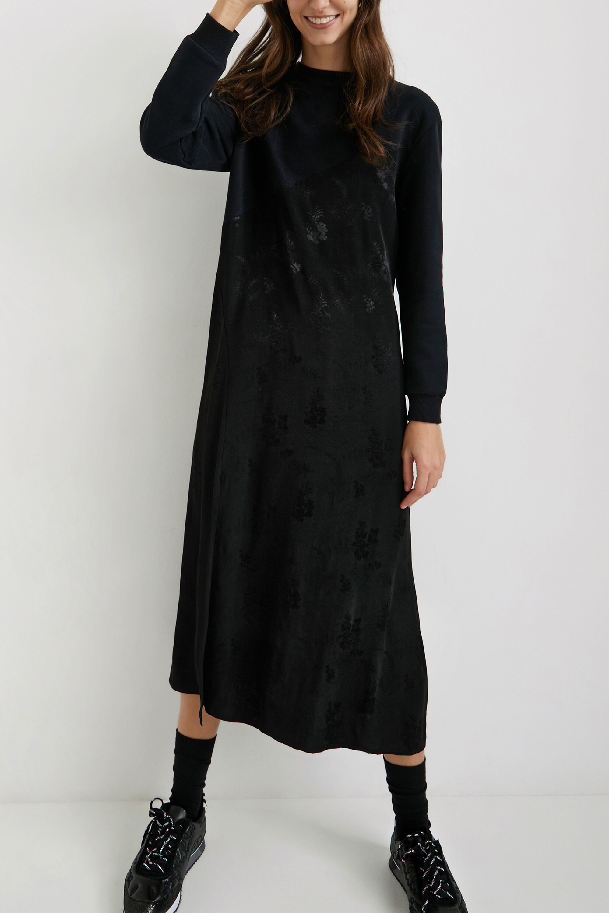 Sweatshirt dress midi sales