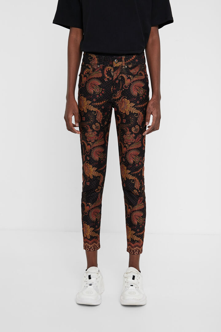 Pantalon skinny ethnique | Desigual