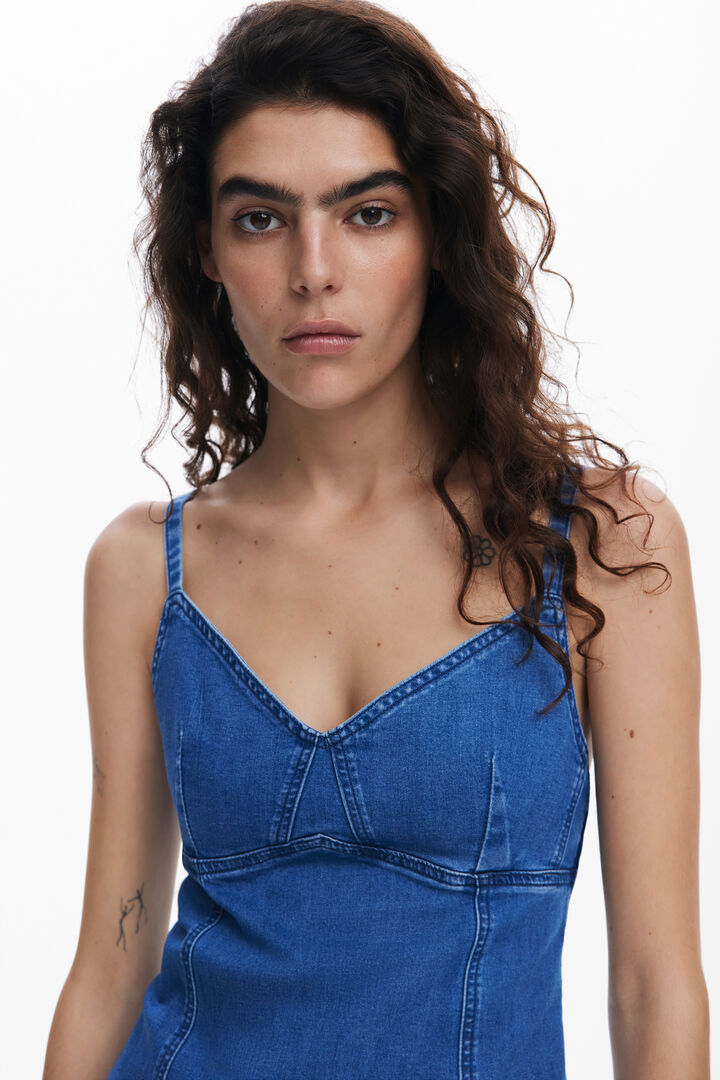 Midikleid aus Denim | Desigual