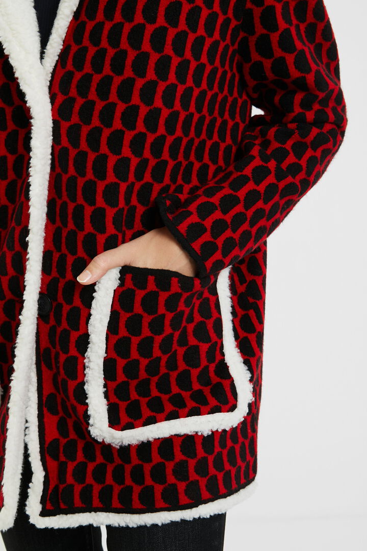 Veste tricot sherpa | Desigual