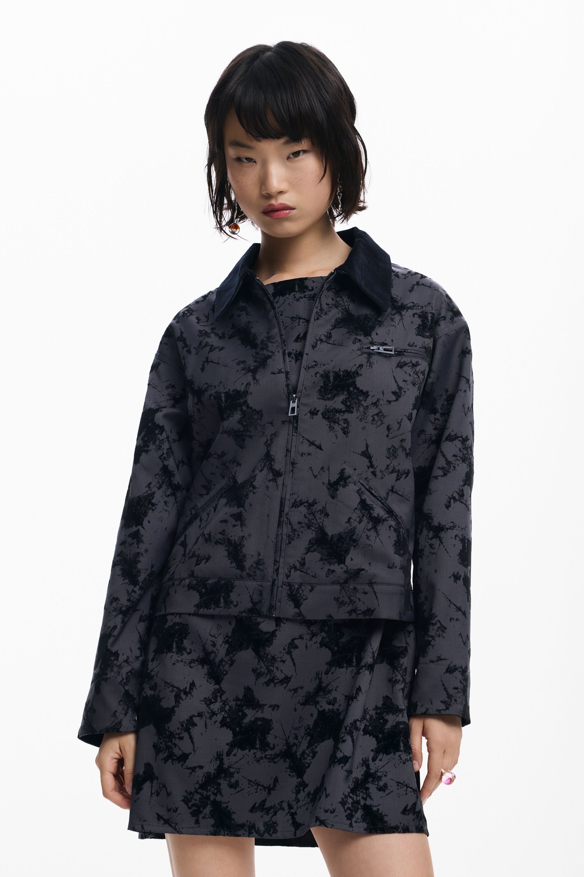 Veste courte en velours - Desigual - Modalova