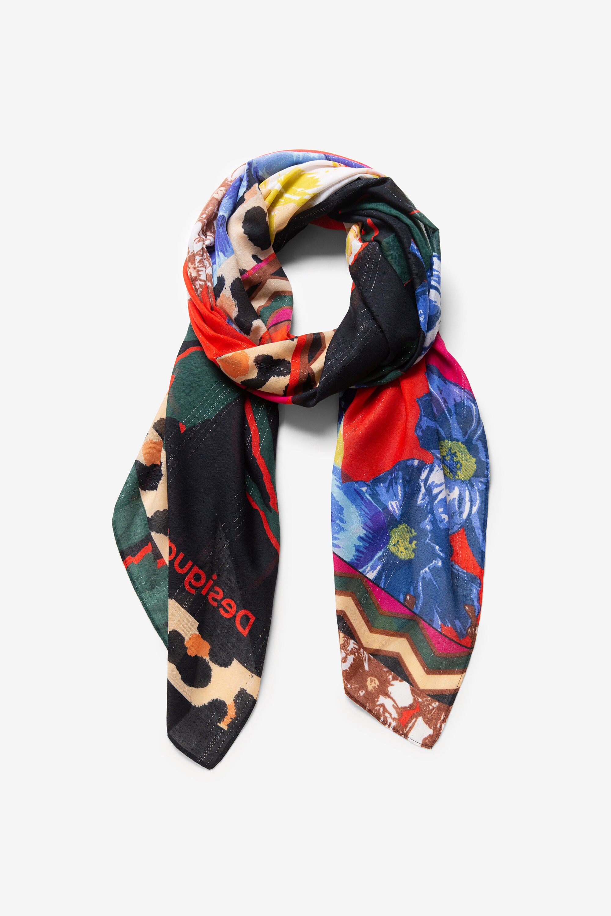 Desigual Foulard Estampado Guernica