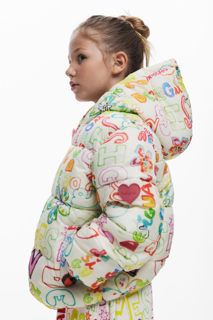 Veste matelassée avec lettering | Desigual