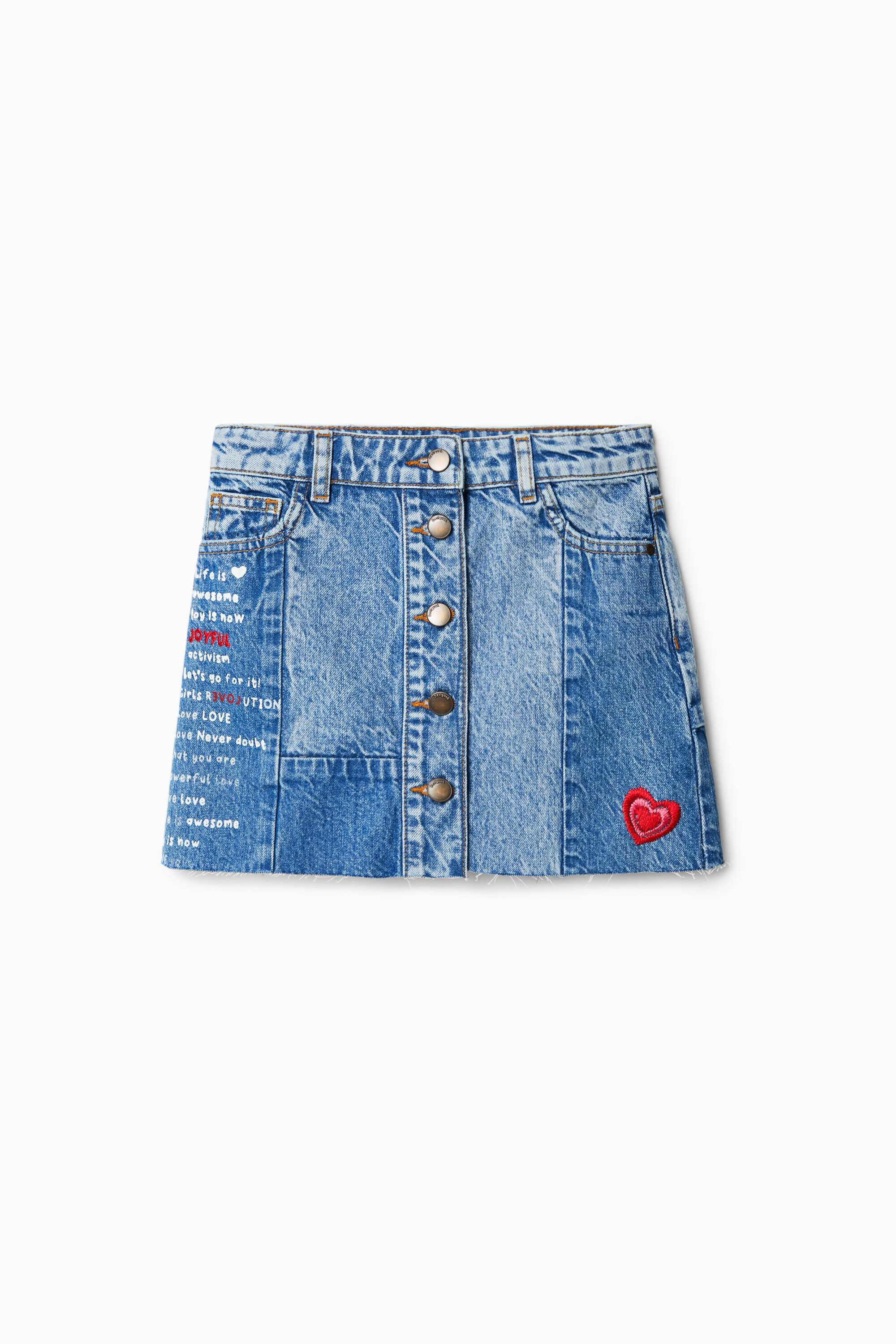 Jeans-Minirock Patch