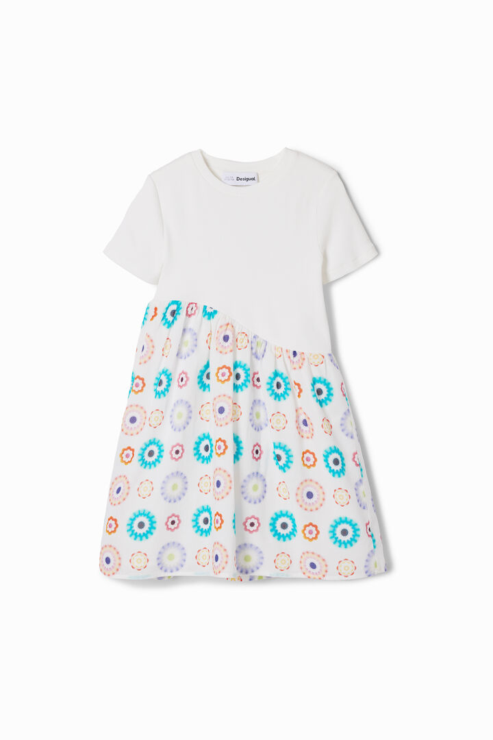 Geometric combination dress | Desigual