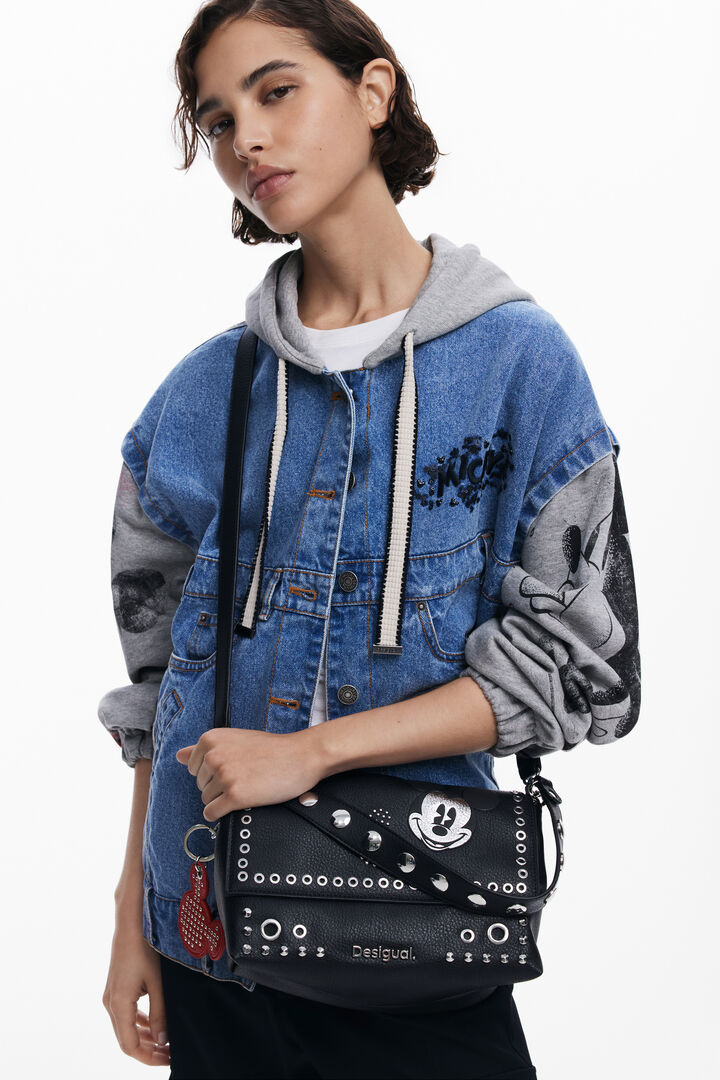 Bolso tachuelas Mickey Mouse™ mediano | Desigual