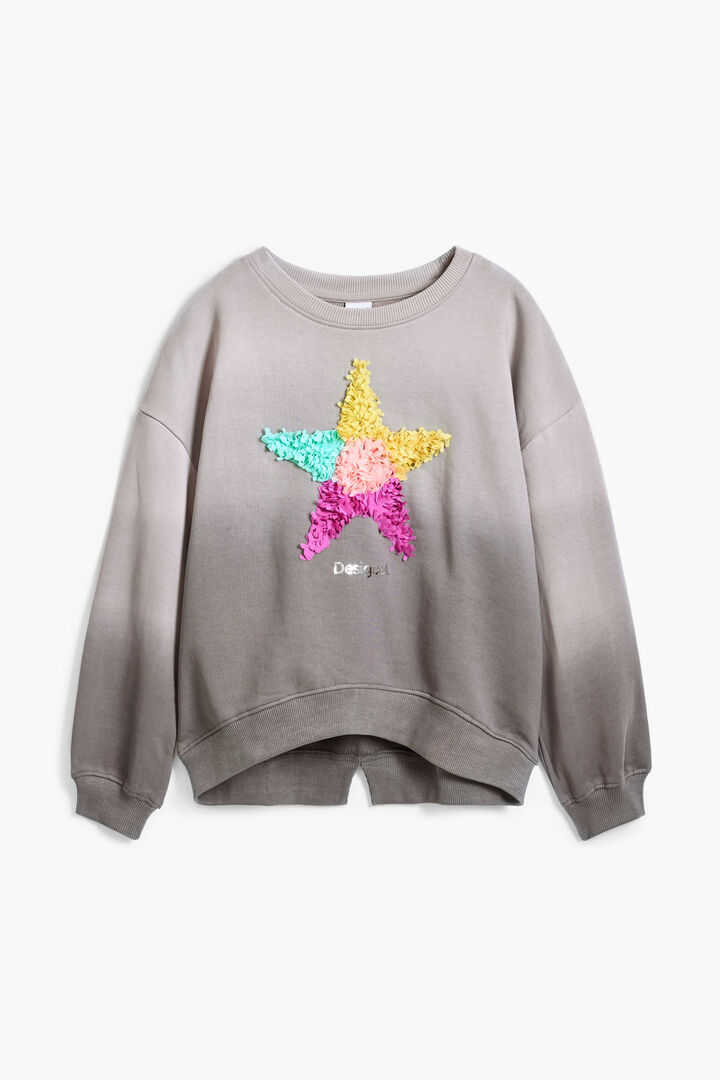 Gradient star sweatshirt | Desigual