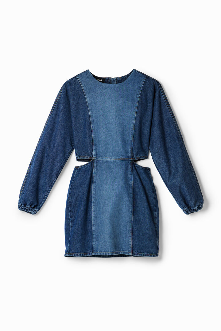 Vestido cut-outs Circular Denim | Desigual