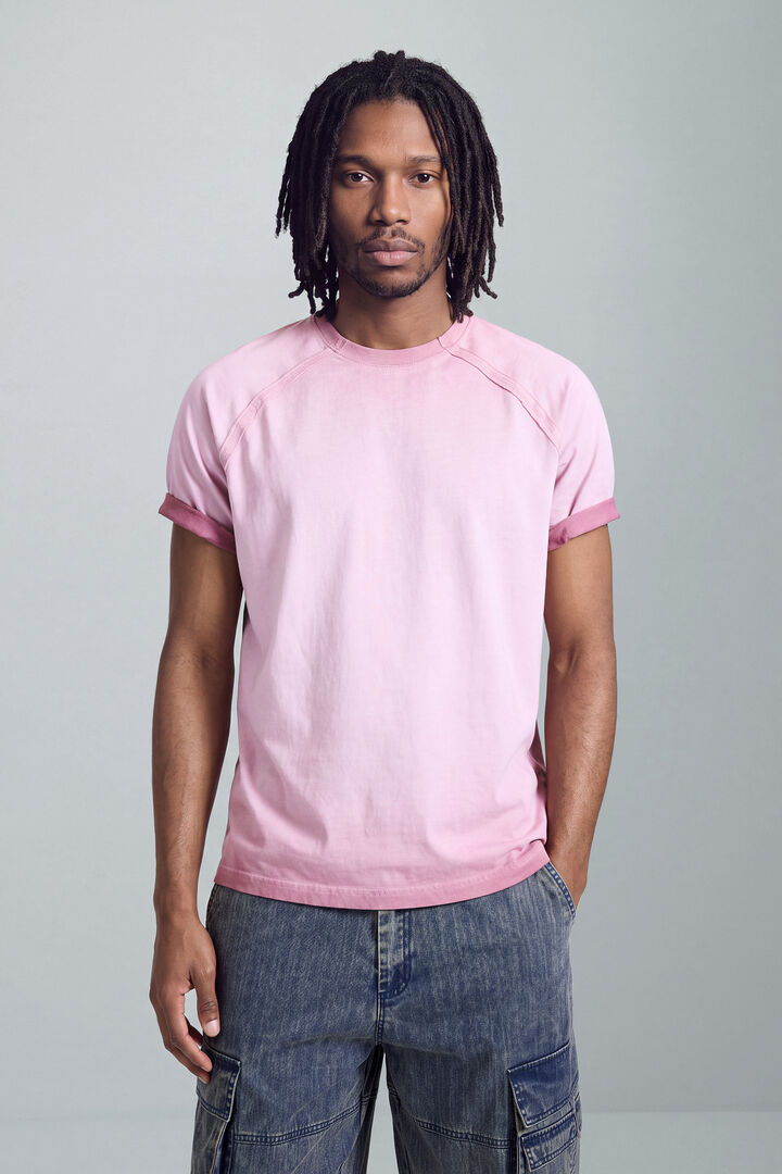 short-sleeved gradient T-shirt