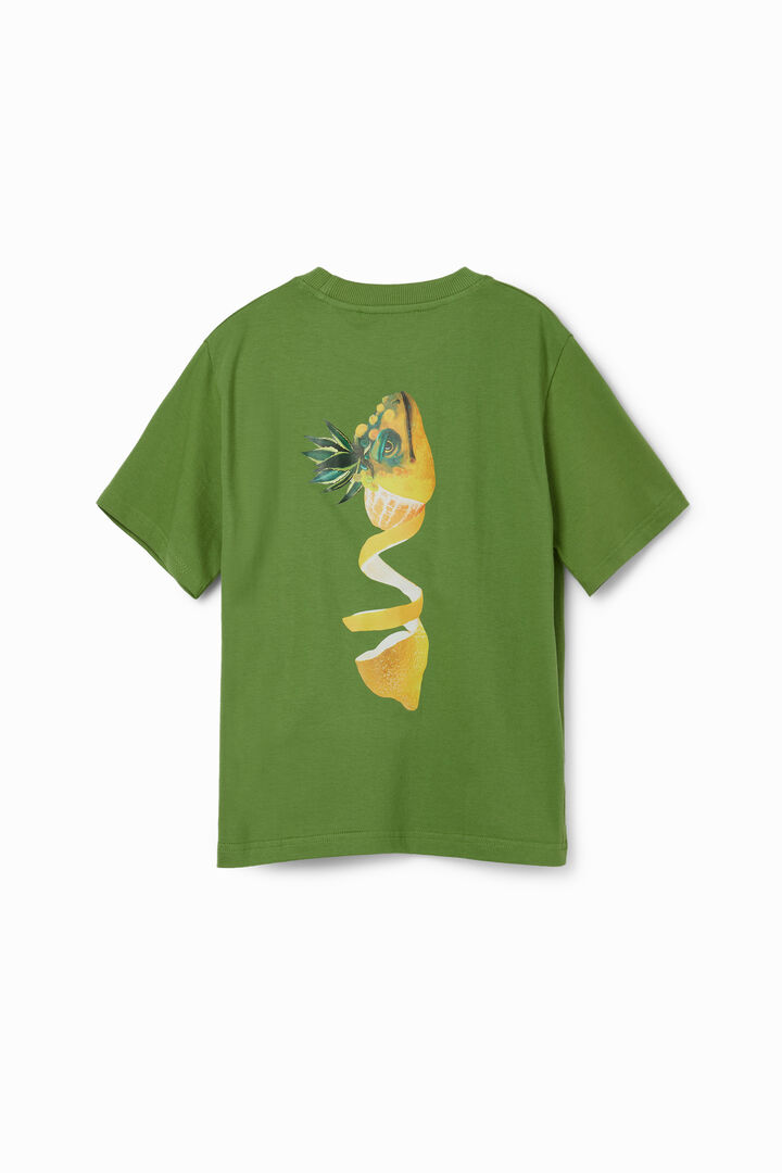 Camiseta limón reptil