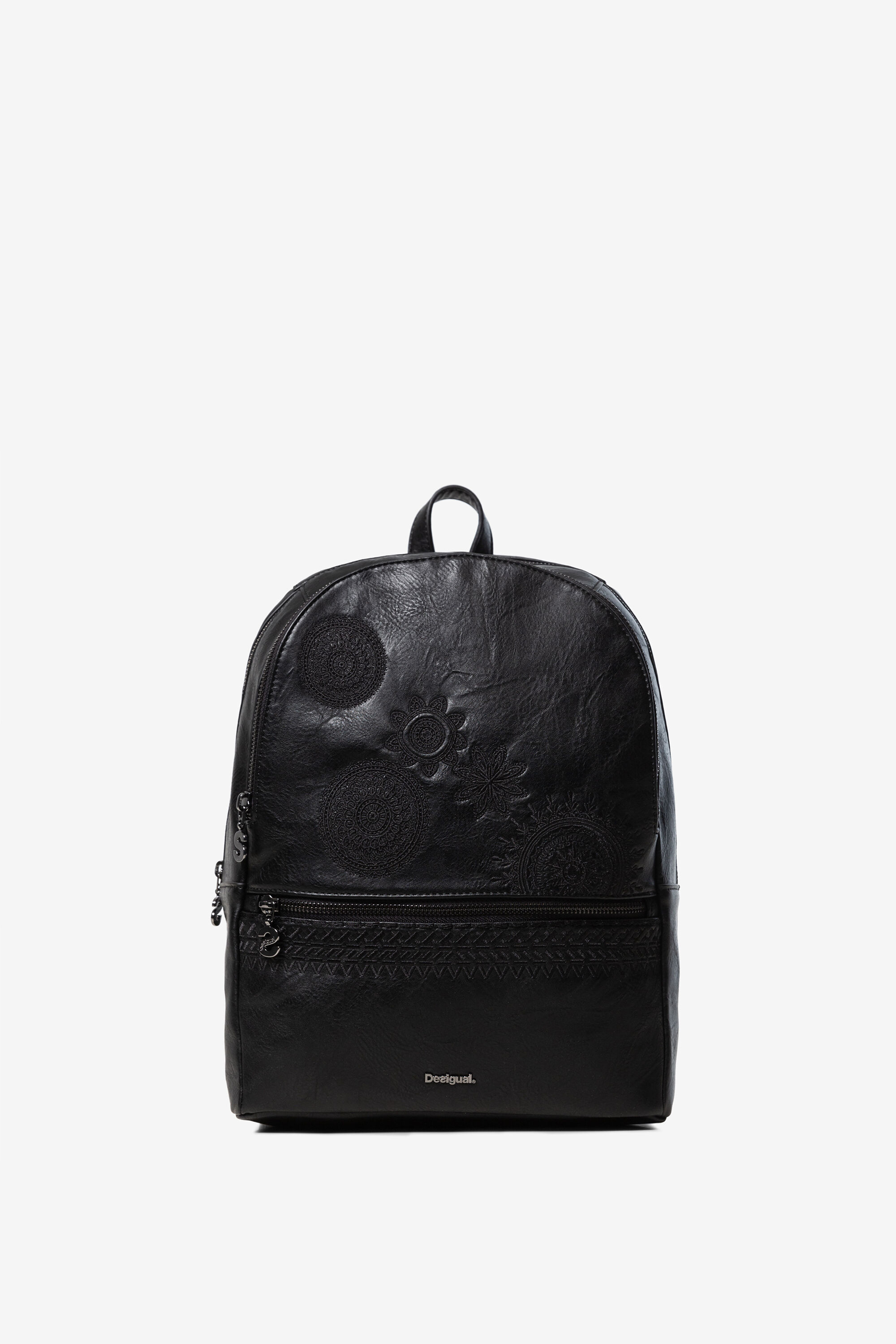 Synthetic leather embossed backpack Desigual