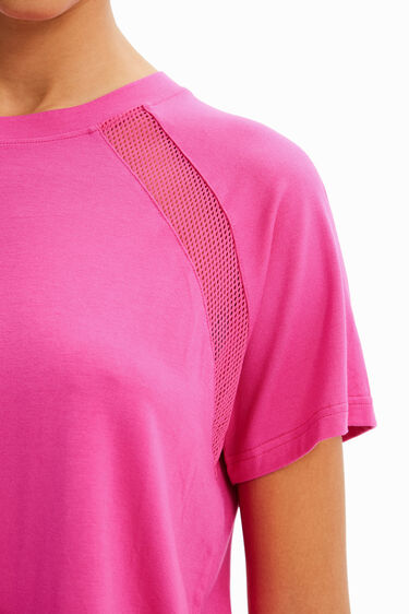 Camiseta corta sport rejilla | Desigual