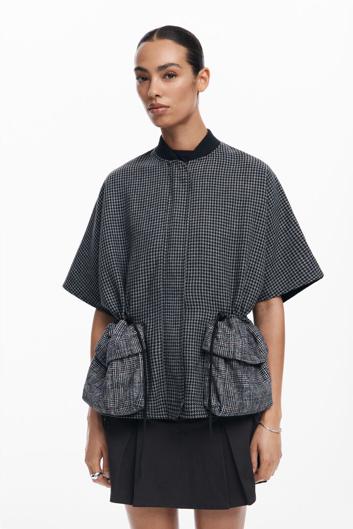 Poncho pata de gallo