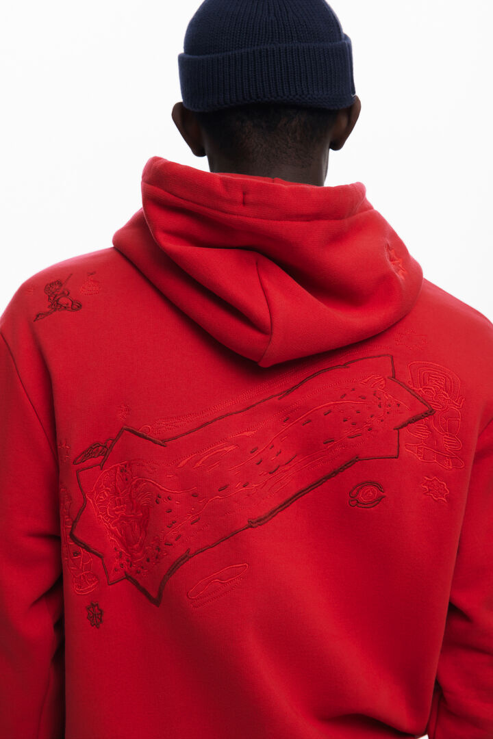 Tiger embroidered sweatshirt | Desigual