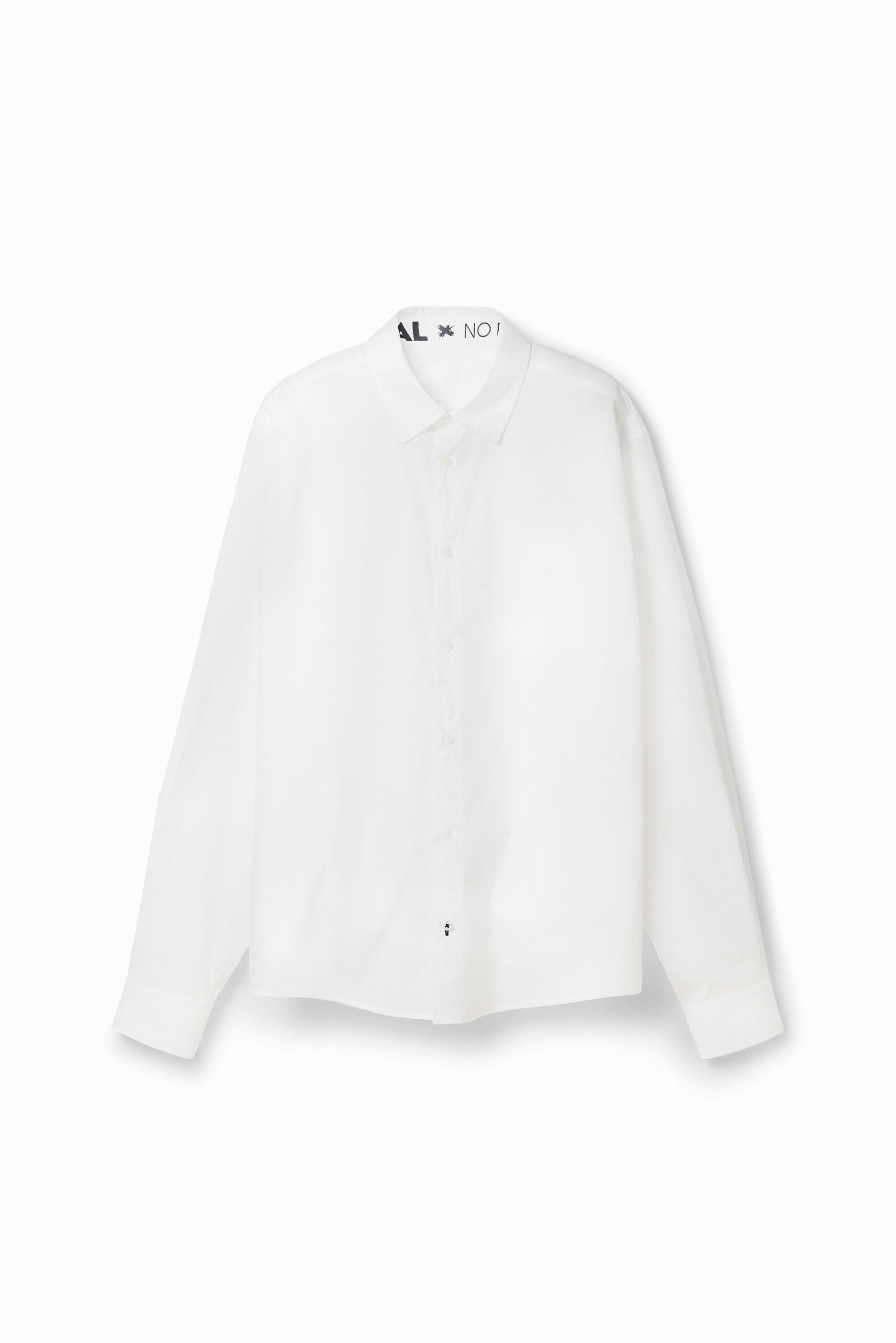 Camisa básica detalles contraste - WHITE - L