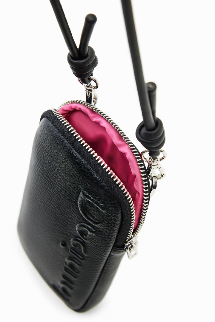 Leather-effect wallet smartphone holder | Desigual